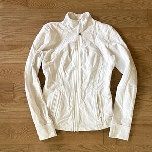 Lululemon Athletica White Zip-Up Define Jacket